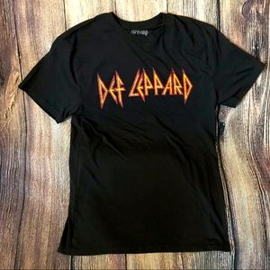 Men’s Def Leppard Medium Black T shirt